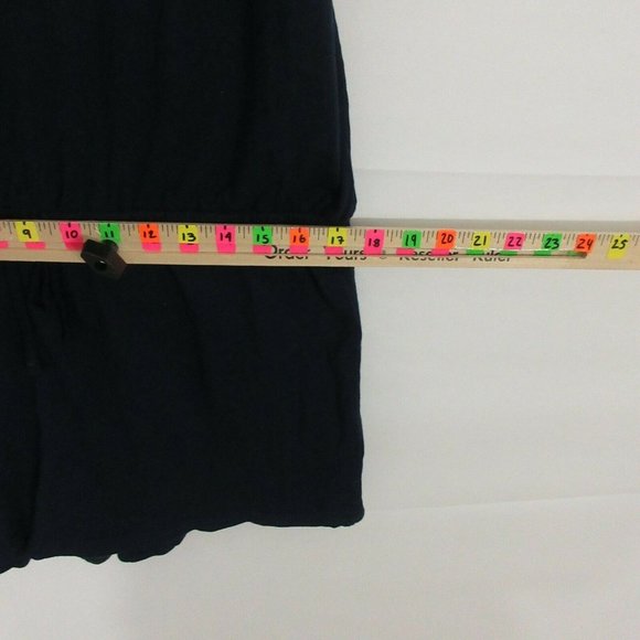 Aeropostal Romper XL Hawaiian Blue Cami Button Romper tie waist women's XL $39 - Picture 8 of 9